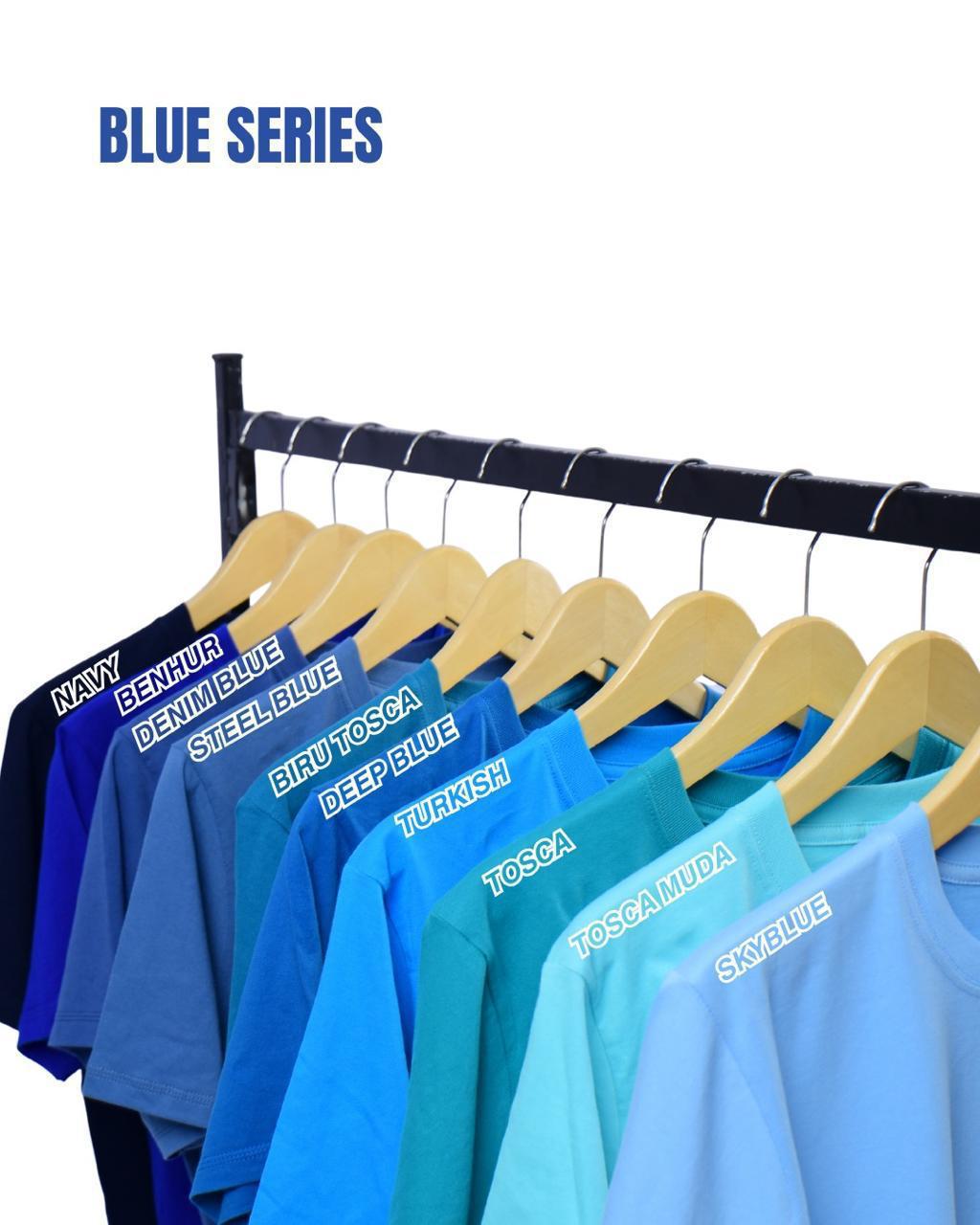 Blue Series - Kaos Polos Combed 24S 